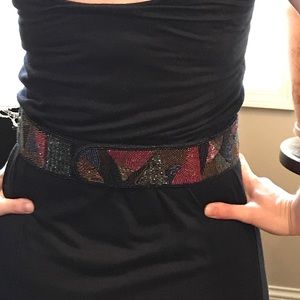 Vintage Women’s Beaded Geometric Echo Belt